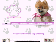 Tablet Screenshot of furrytailsdoggrooming.com